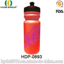 Garrafa de água de esportes plástico 600ml elegante PE (HDP-0893)